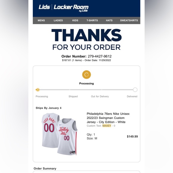 NWT Maxey City Edition jersey sz M - Picture 9 of 9